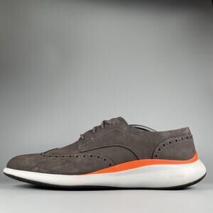Cole Haan GrandTroy Men’s Size 12 M Gray Suede Casual Oxford Dress Sneakers GUC